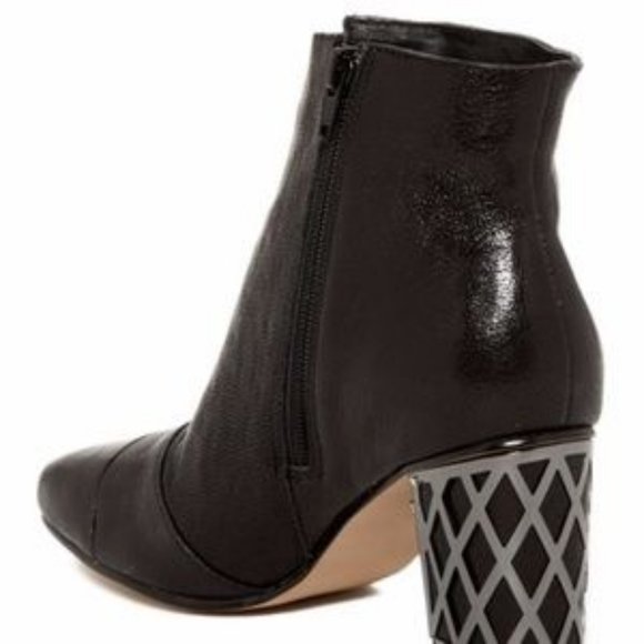 Nina Originals Vignette Black Glazed Boot 9m - Picture 3 of 6